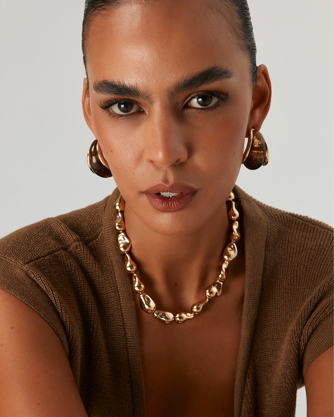 NINA NECKLACE - GOLD PLATED 18K-JEWELLERY-Billini-Billini