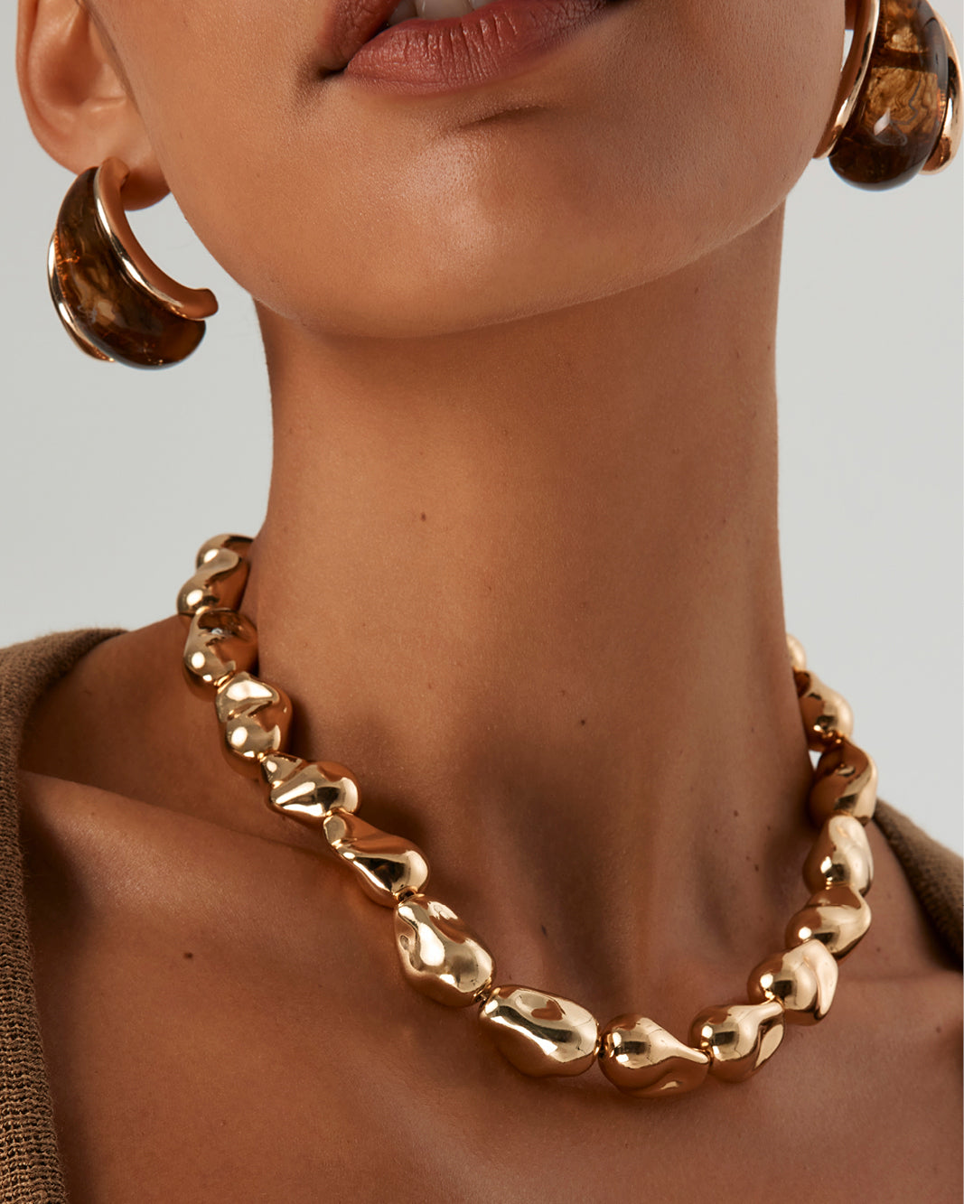 NINA NECKLACE - GOLD PLATED 18K-JEWELLERY-Billini-Billini