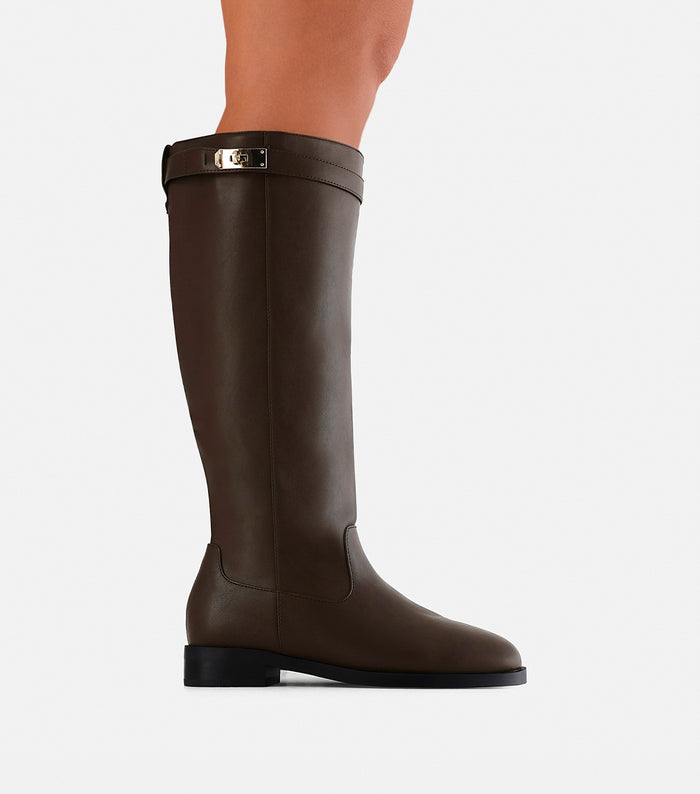 NOEMI CURVE - CHOCOLATE-Boots-Billini-Billini