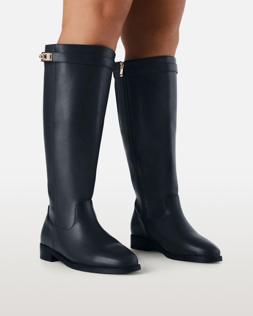 NOEMI EXTENDED CURVE 2.0 - BLACK-Boots-Billini-Billini
