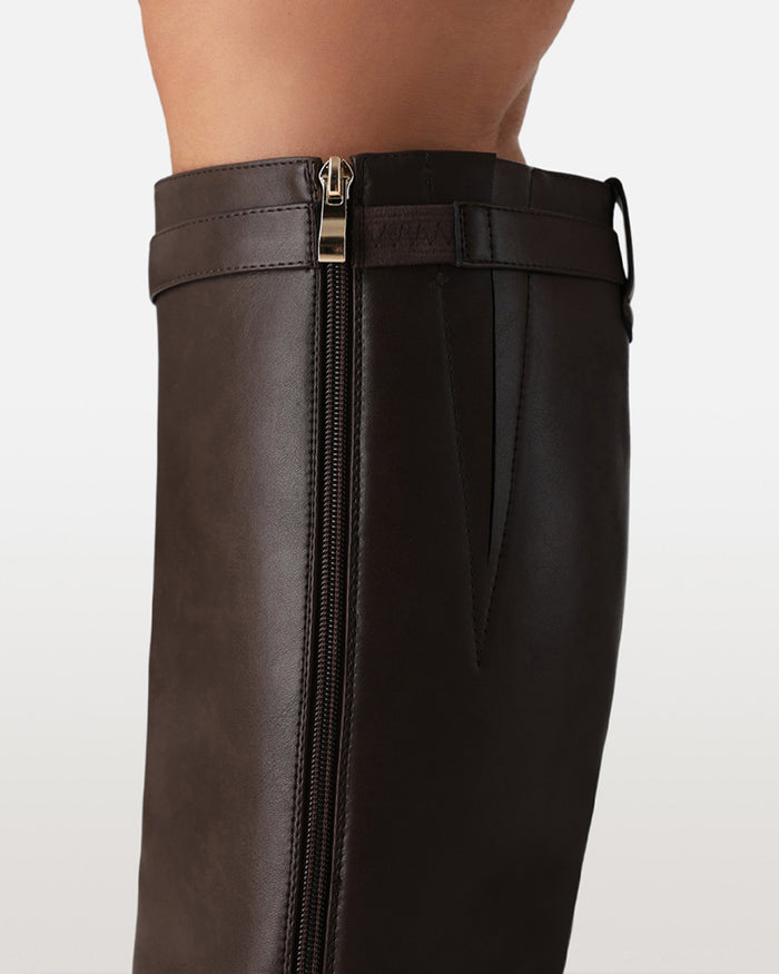 NOEMI EXTENDED CURVE 2.0 - CHOCOLATE-Boots-Billini-Billini