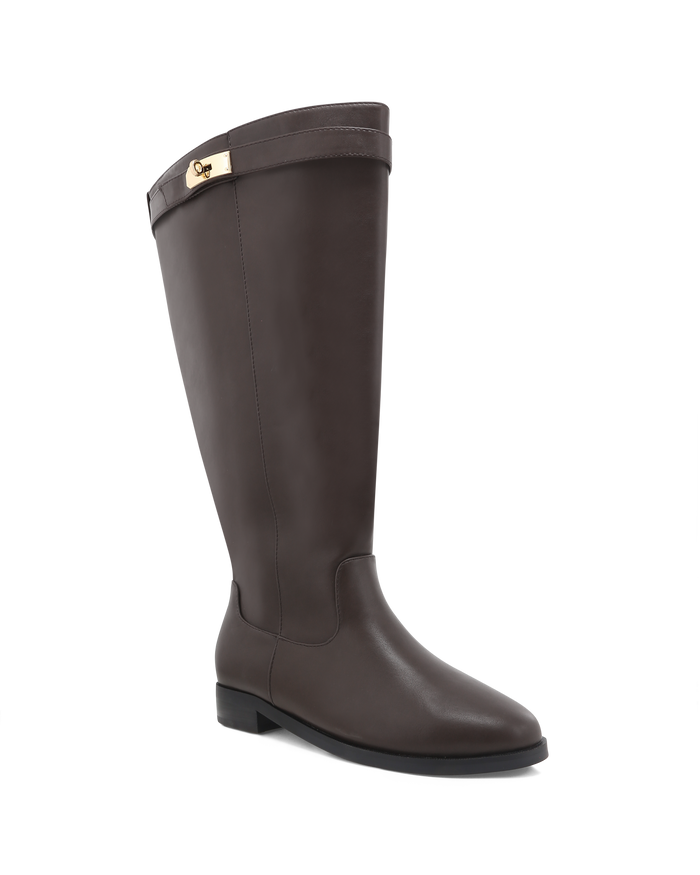 NOEMI EXTENDED CURVE 2.0 - CHOCOLATE-Boots-Billini-Billini