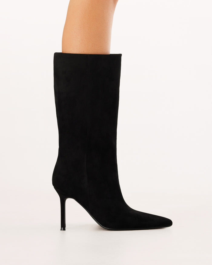 NOUR - BLACK SUEDE-Boots-Billini-Billini
