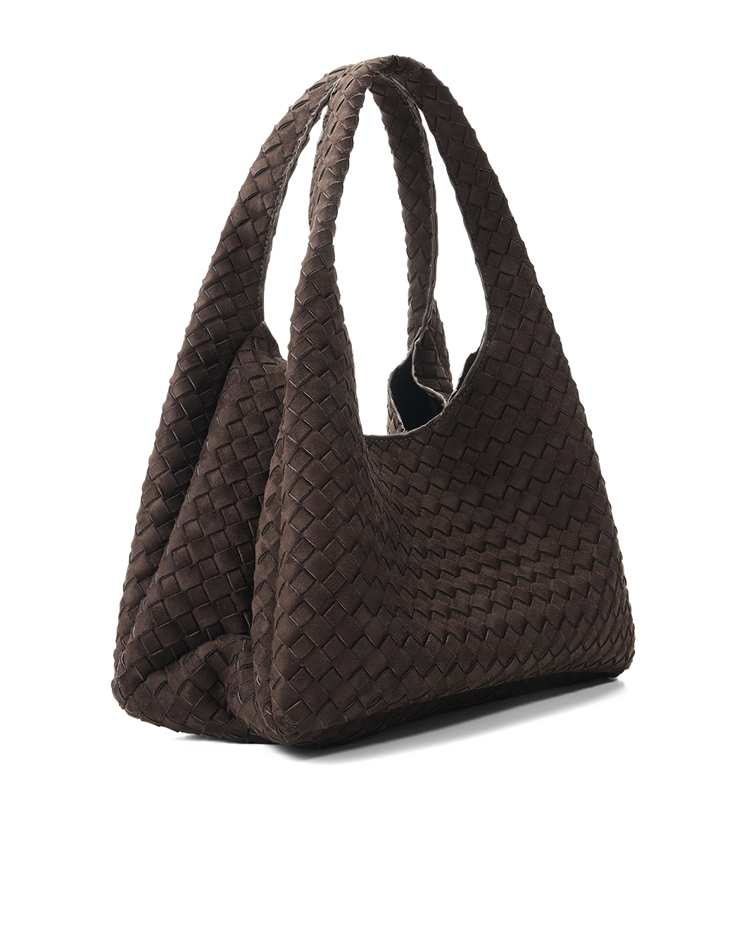 NOVIE SHOULDER BAG - DARK CACAO SUEDE-Handbags-Billini-Billini