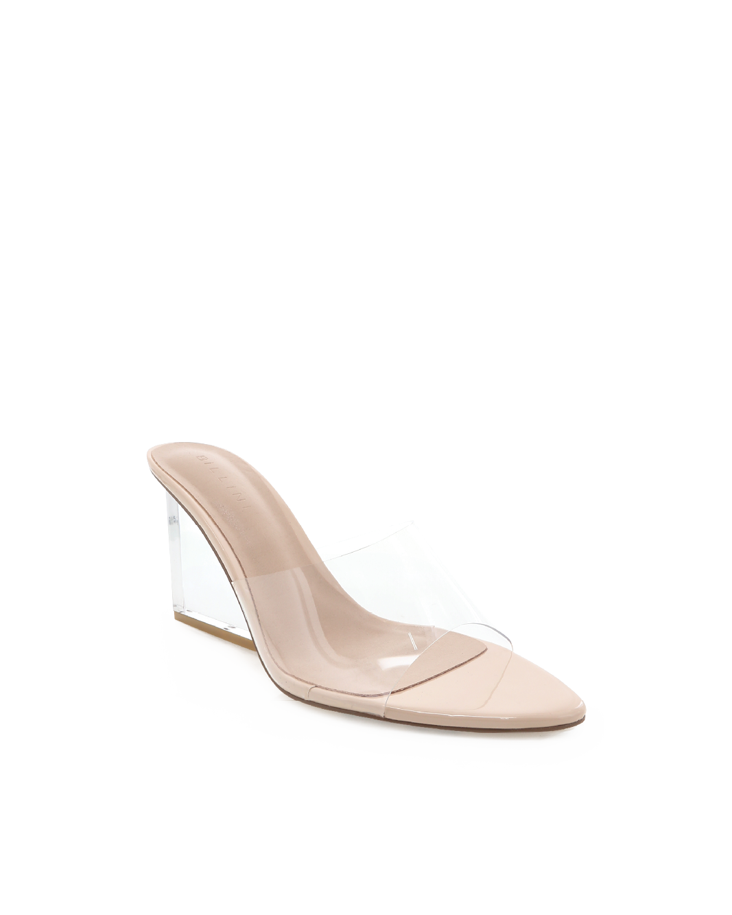 NYDIA - CLEAR-NUDE PATENT-Heels-Billini-Billini