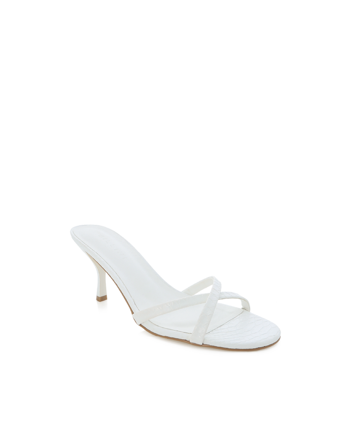 ODILE - WHITE SNAKE-Heels-Billini-Billini