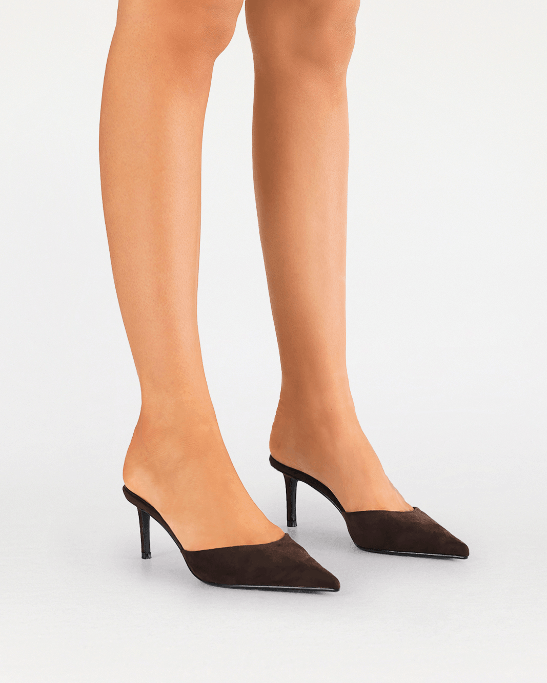 OFELIA - DARK CACAO SUEDE-PUMPS-Billini-Billini