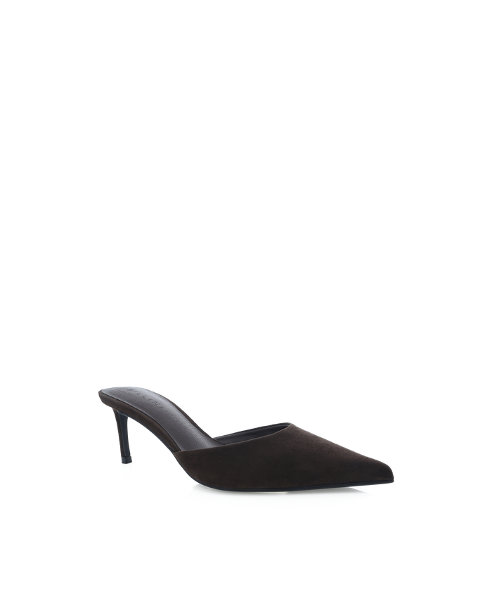 OFELIA - DARK CACAO SUEDE-PUMPS-Billini-Billini