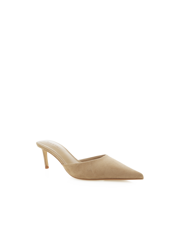 OFELIA - WARM TAUPE SUEDE-PUMPS-Billini-Billini