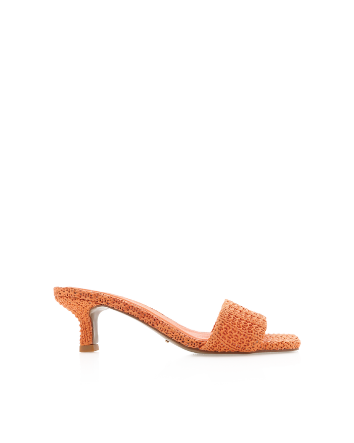 OLGA - NECTARINE RAFFIA-Heels-Billini-Billini