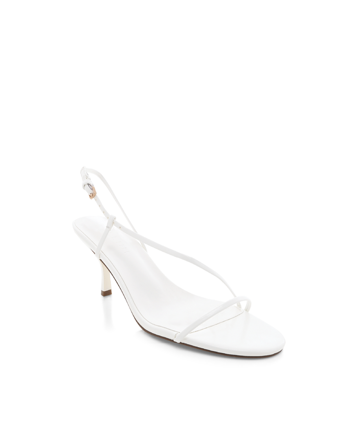 OLIVETTE - WHITE SHINE-Heels-Billini-Billini