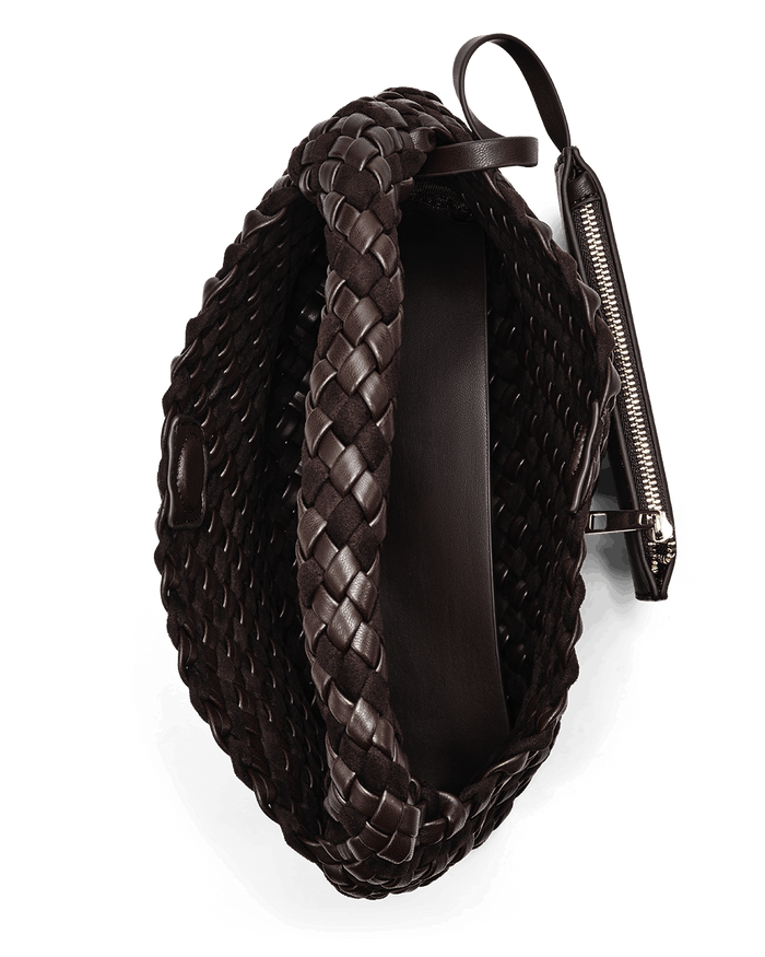 OPAL HANDLE BAG - CHOCOLATE-Handbags-Billini-Billini