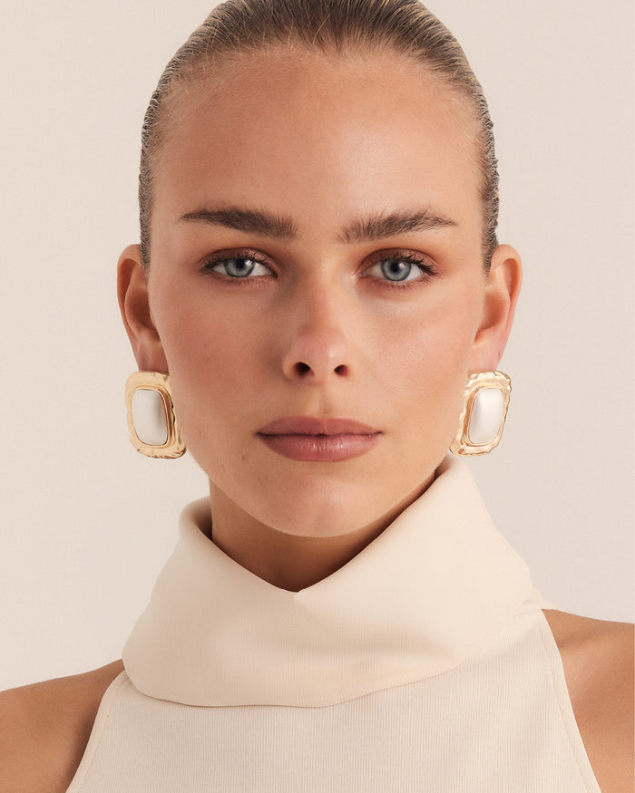 OPHELIA EARRINGS - GOLD-PEARL-JEWELLERY-Billini-Billini