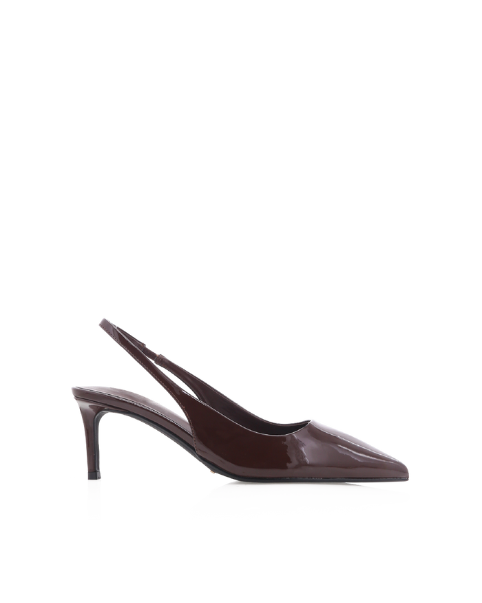 OSKANNA - CHOCOLATE PATENT-PUMPS-Billini-Billini