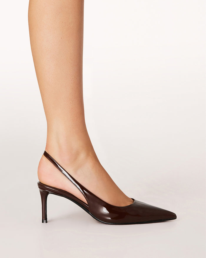 OSKANNA - CHOCOLATE PATENT-PUMPS-Billini-Billini