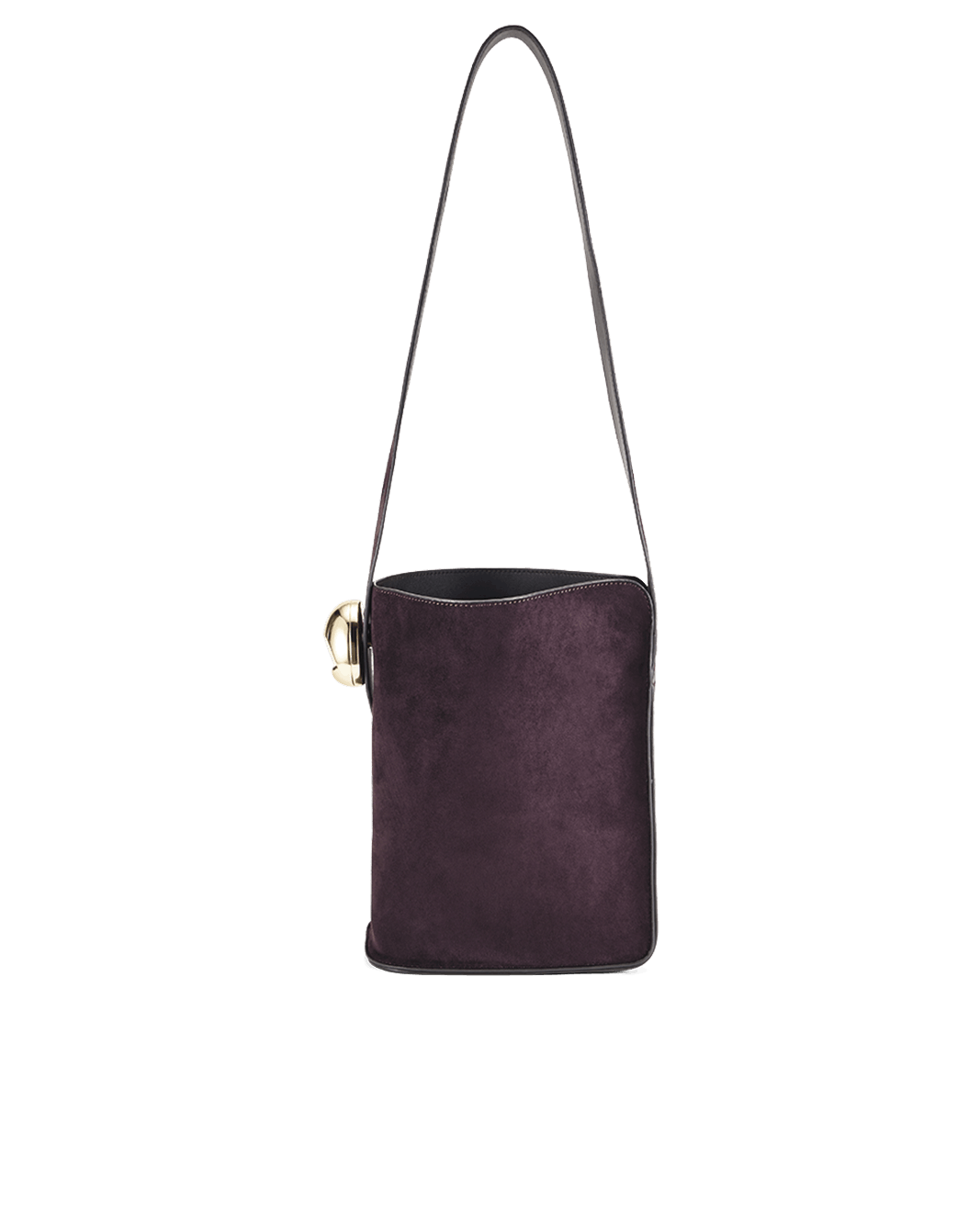 PADDINGTON SHOULDER BAG - DARK CHOCOLATE SUEDE-Handbags-Billini-Billini