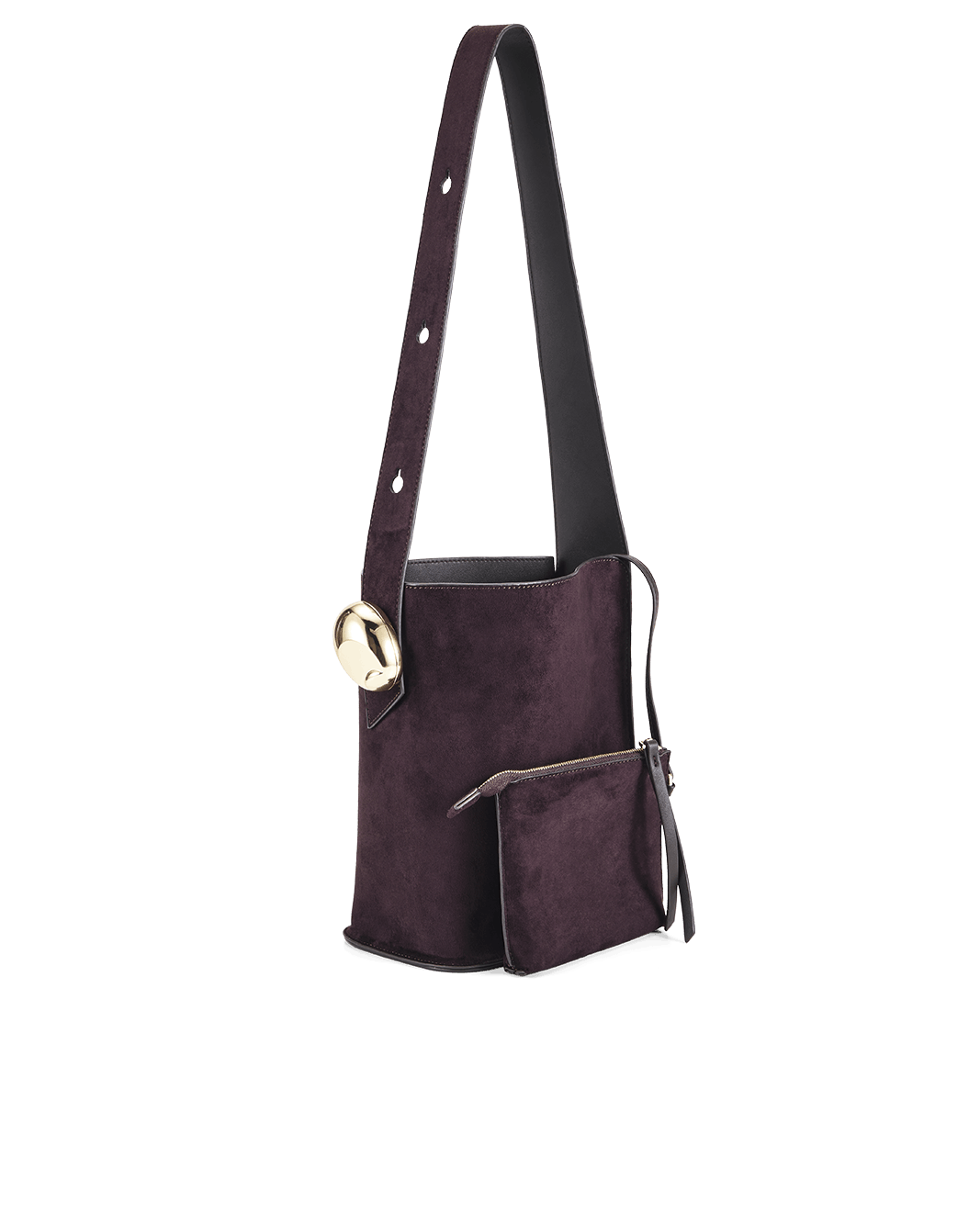 PADDINGTON SHOULDER BAG - DARK CHOCOLATE SUEDE-Handbags-Billini-Billini