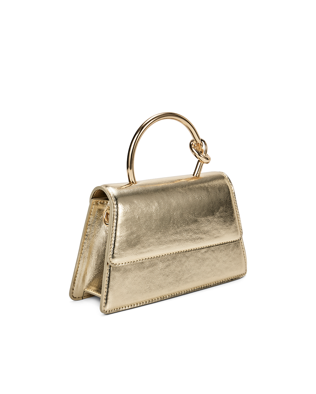 PALOMA HANDLE BAG - GOLD METALLIC-Handbags-Billini-Billini