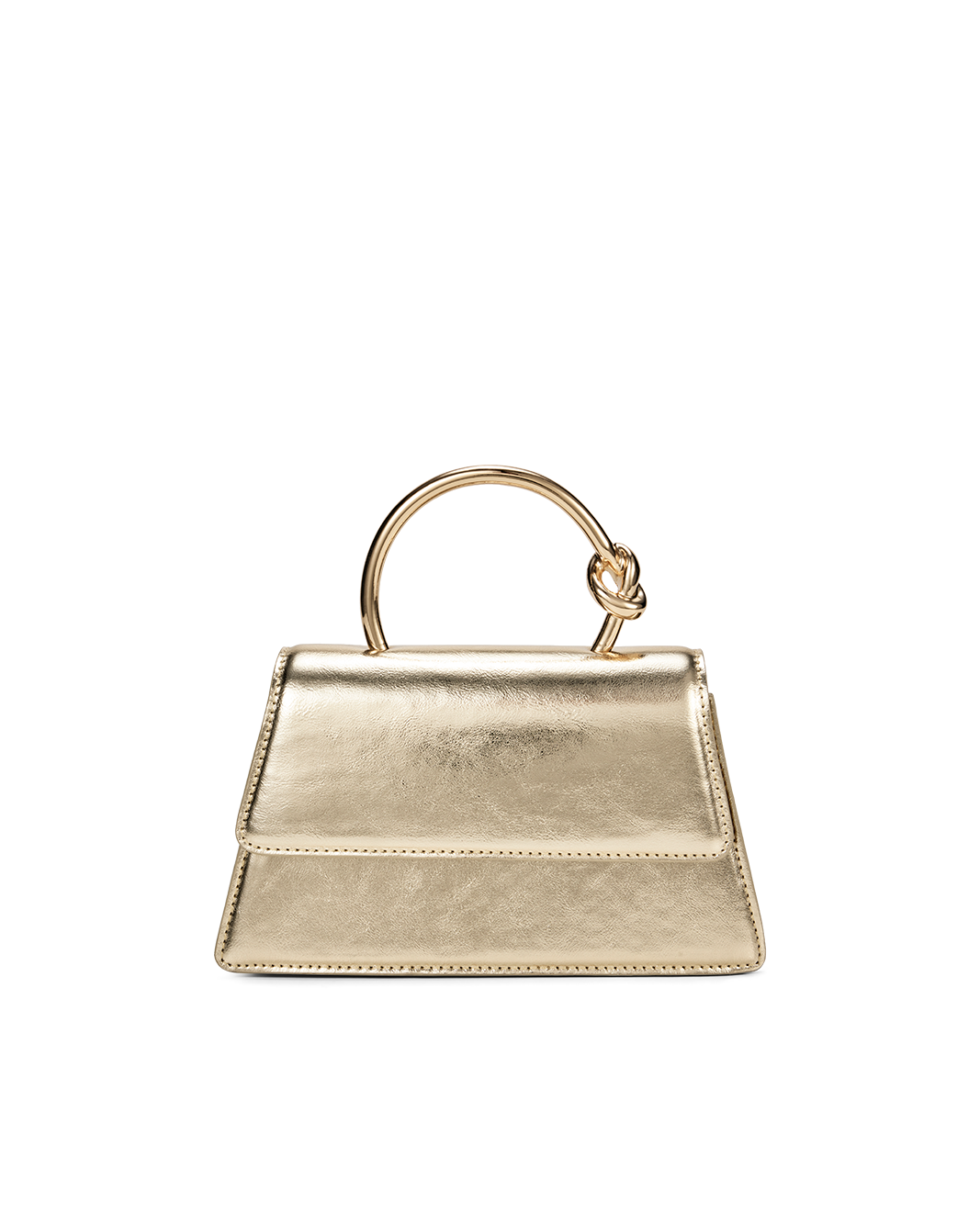 PALOMA HANDLE BAG - GOLD METALLIC-Handbags-Billini-Billini