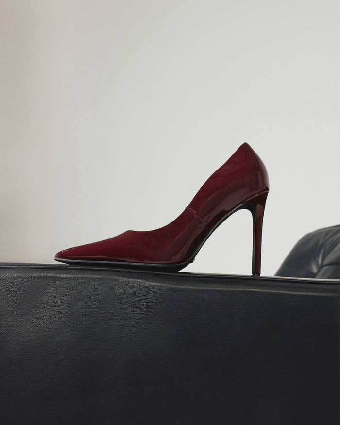 EMERIC - DARK CHERRY PATENT-PUMPS-Billini-Billini