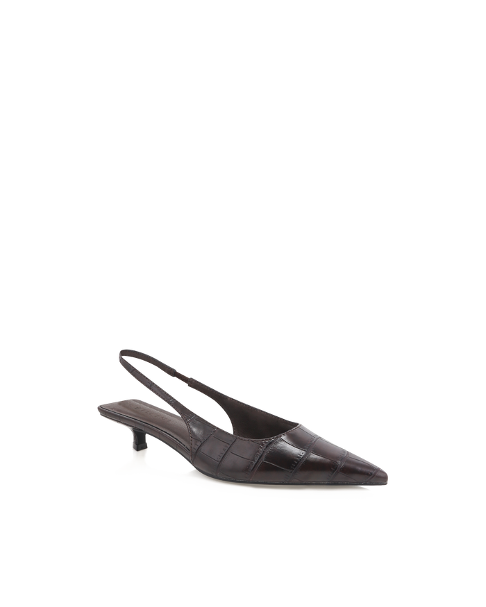 PEM - CHOCOLATE CROC-PUMPS-Billini-Billini