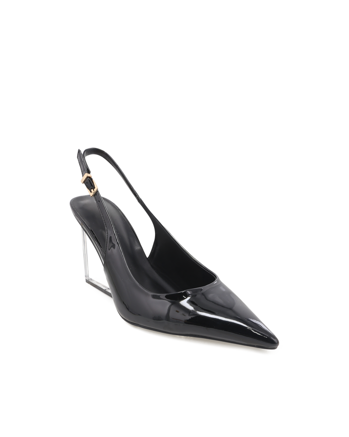 PHILOMENA - BLACK PATENT-Wedges-Billini-Billini