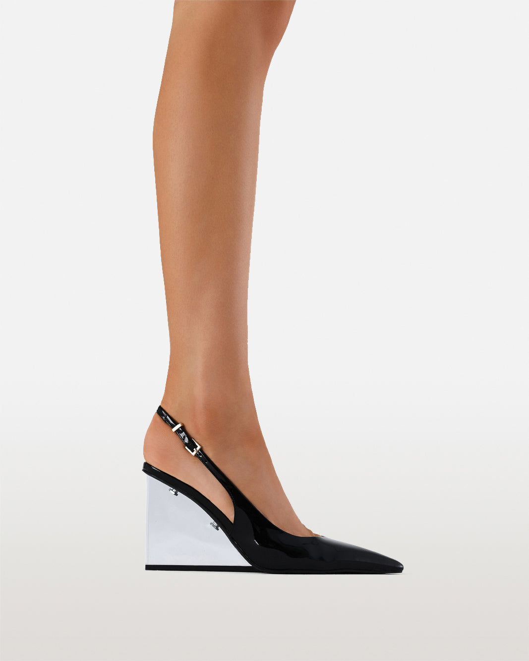 PHILOMENA - BLACK PATENT-Wedges-Billini-Billini