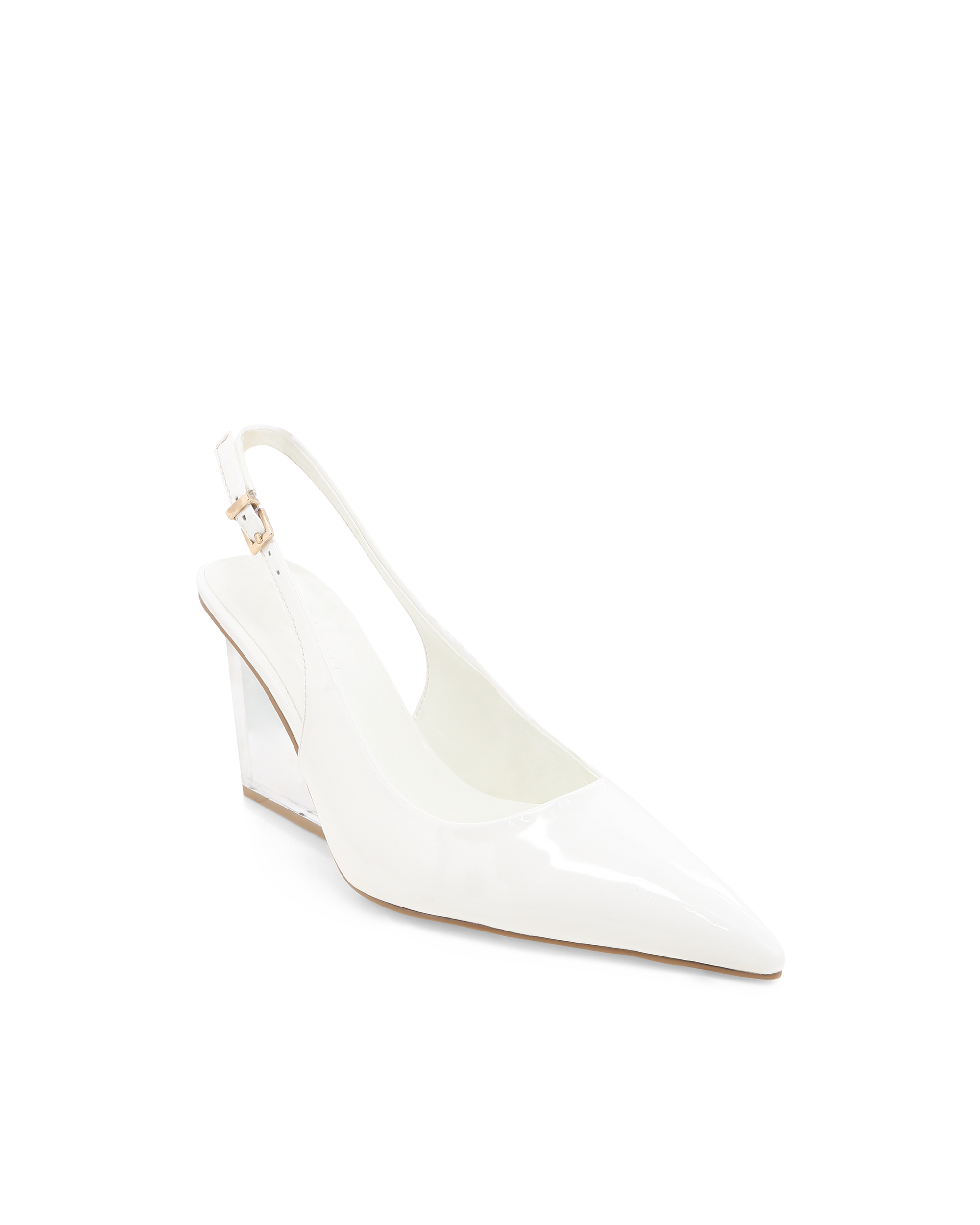 PHILOMENA - WHITE PATENT-Wedges-Billini-Billini