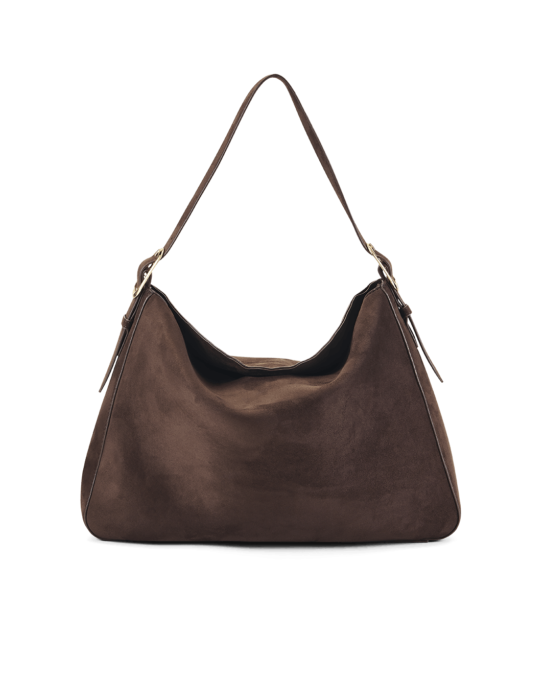 PHOEBE SHOULDER BAG - DARK CACAO SUEDE-Handbags-Billini-Billini