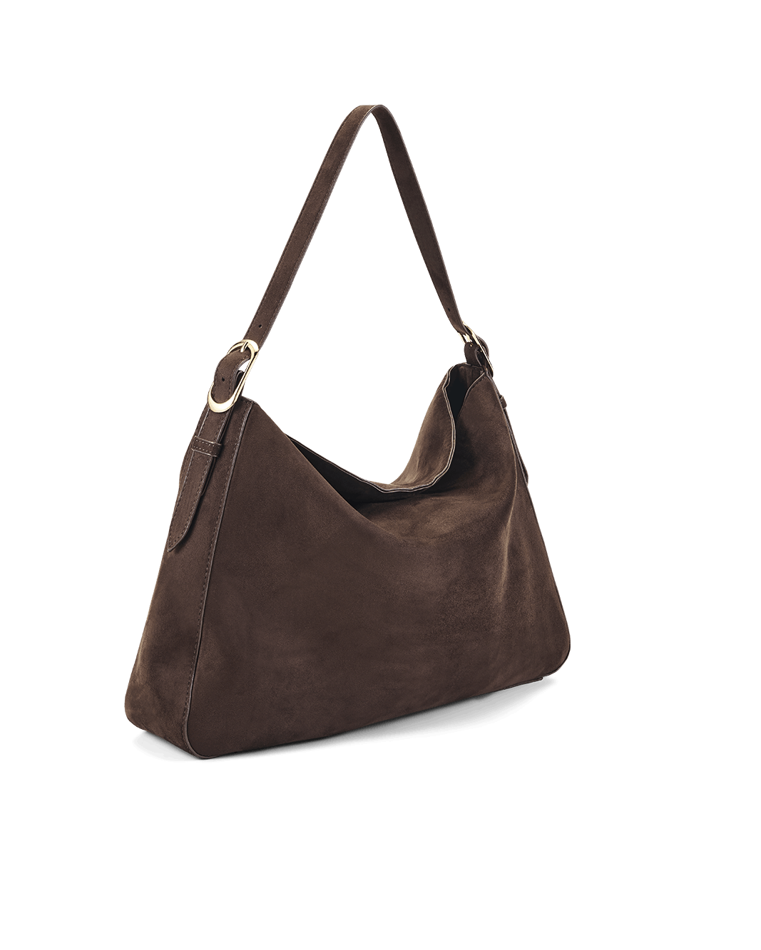 PHOEBE SHOULDER BAG - DARK CACAO SUEDE-Handbags-Billini-Billini