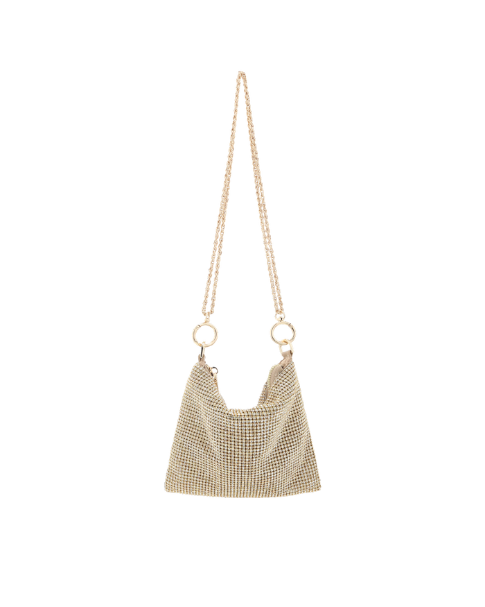 PIPER HANDLE BAG - GOLD-DIAMANTE-Handbags-Billini-O/S-Billini