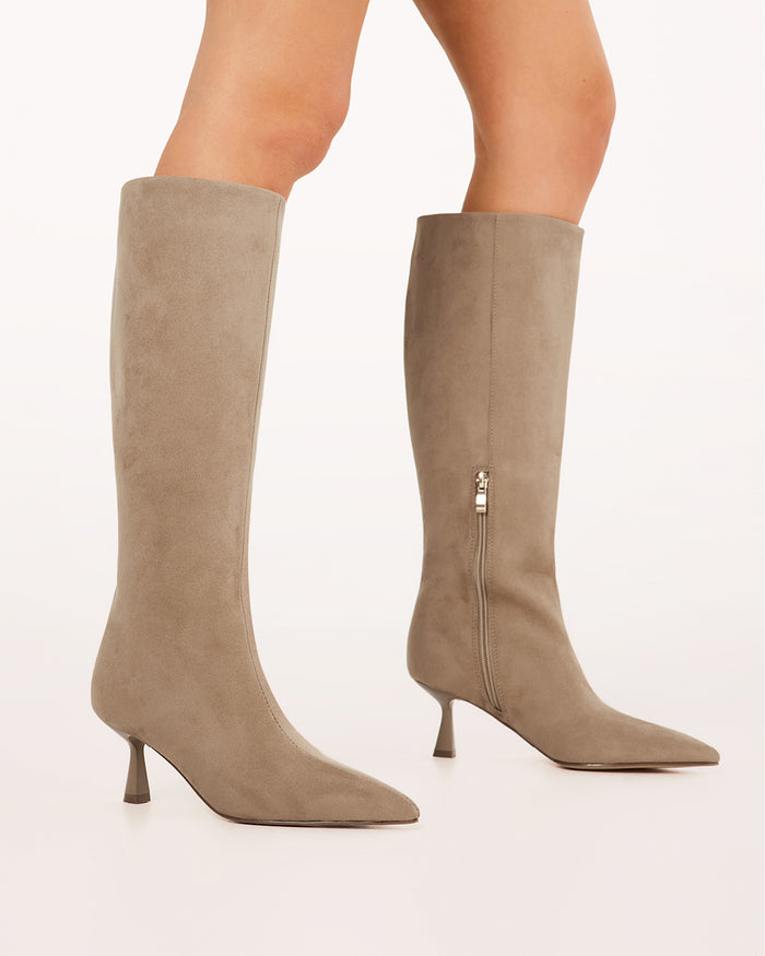 PORTIE - STONE SUEDE-Boots-Billini-Billini