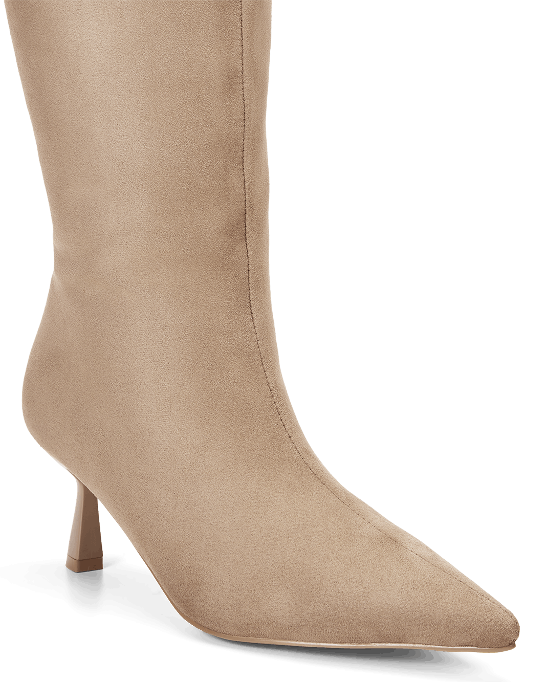 PORTIE EXTENDED CURVE - STONE SUEDE-Boots-Billini-Billini