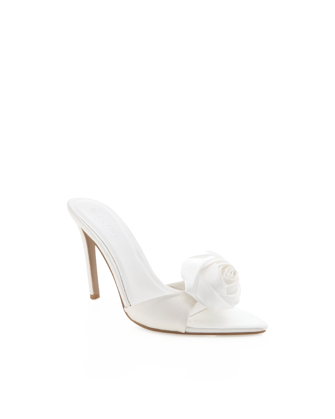 QAVAL - WHITE SATIN-Heels-Billini-Billini