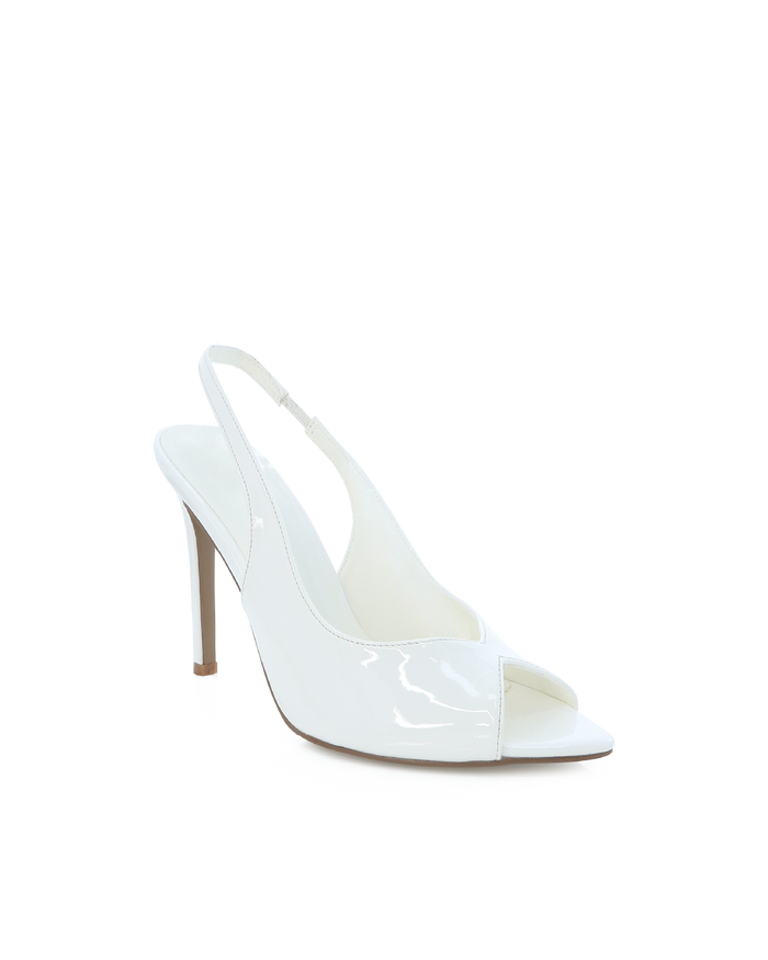 QINO - WHITE PATENT-Heels-Billini-Billini