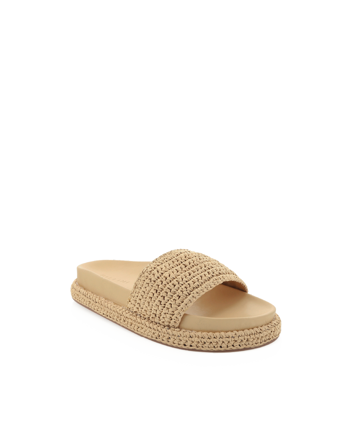 QUARTILLA - NATURAL RAFFIA-Sandals-Billini-Billini