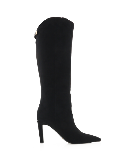 QUENNA - BLACK SUEDE-Boots-Billini-Billini