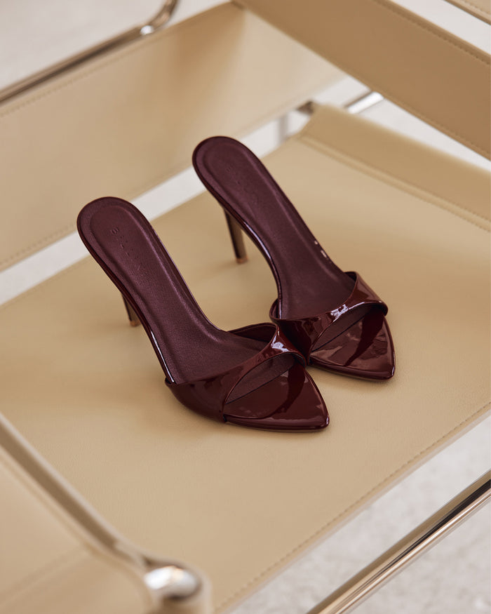 QUINBY - CHERRY RED PATENT-Heels-Billini-Billini