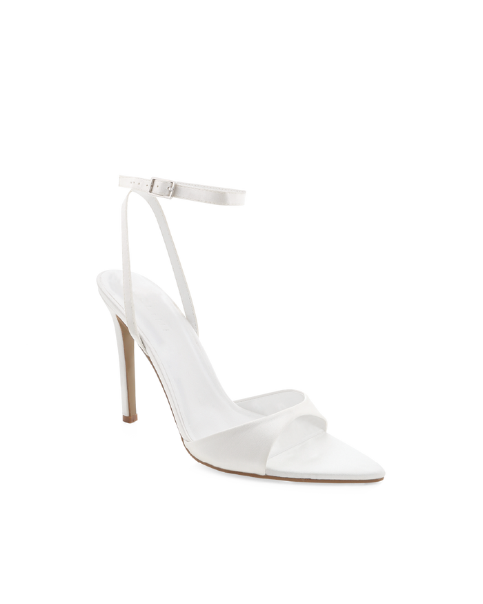 QUINNELL - WHITE SATIN-Heels-Billini-Billini
