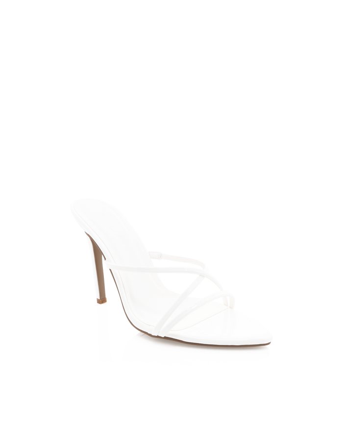 QUINT - WHITE PATENT-Heels-Billini-Billini
