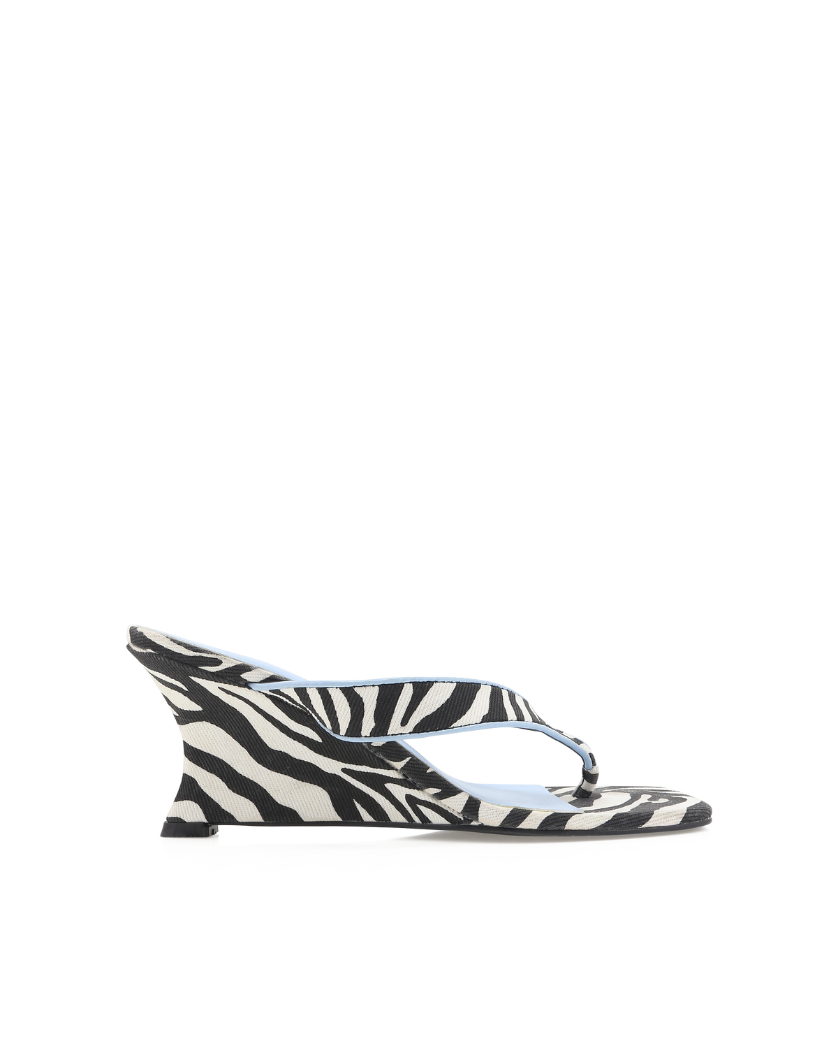QUIRINA - ZEBRA-SKY BLUE-Wedges-Billini-Billini