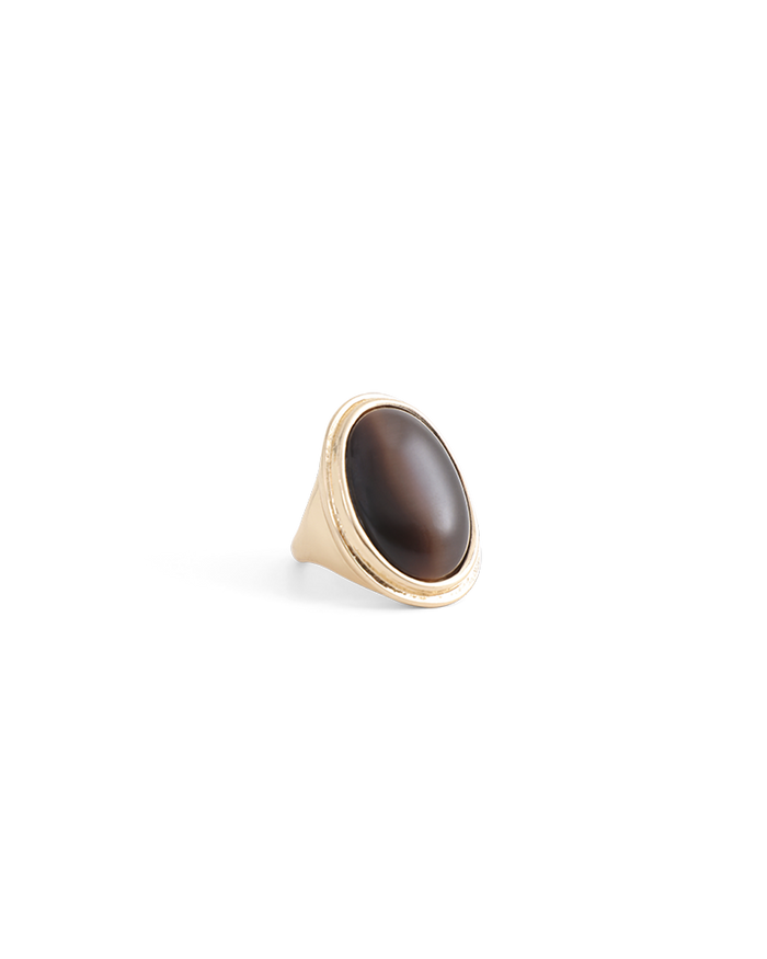 RAE RING - GOLD-CHOCOLATE-JEWELLERY-Billini-Billini