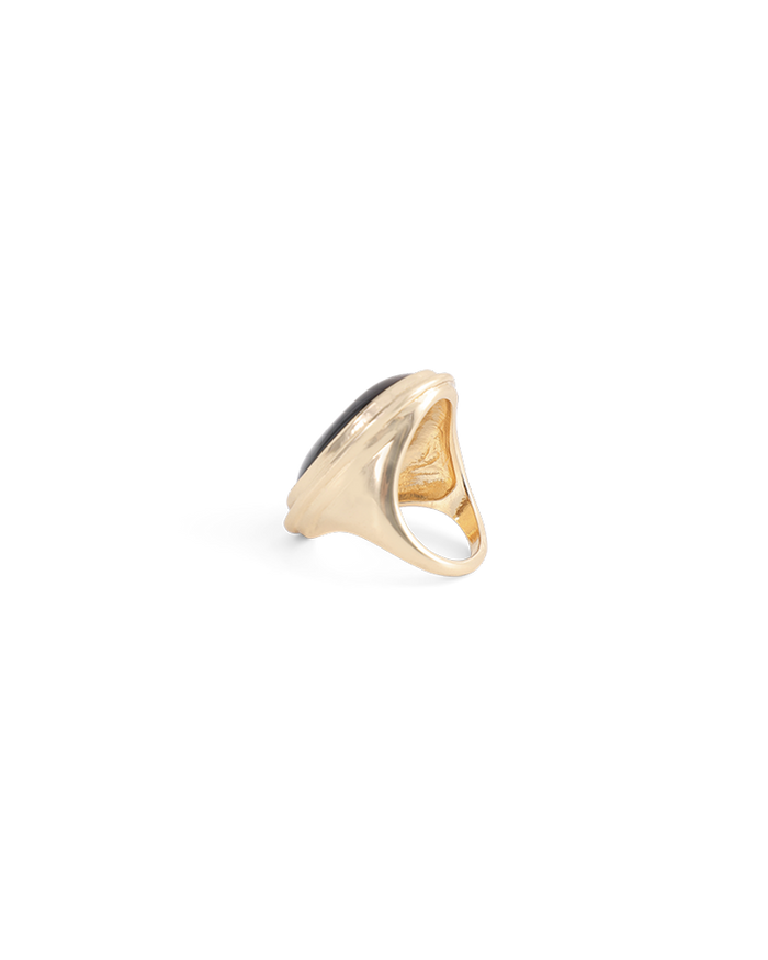 RAE RING - GOLD-CHOCOLATE-JEWELLERY-Billini-Billini