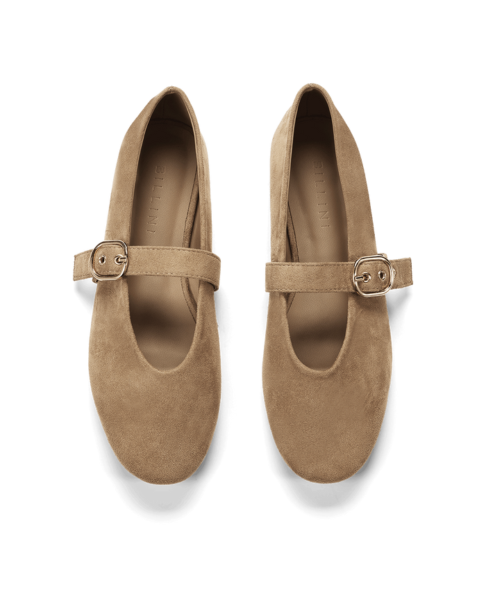 RAPHAEL - STONE SUEDE-Flats-Billini-Billini