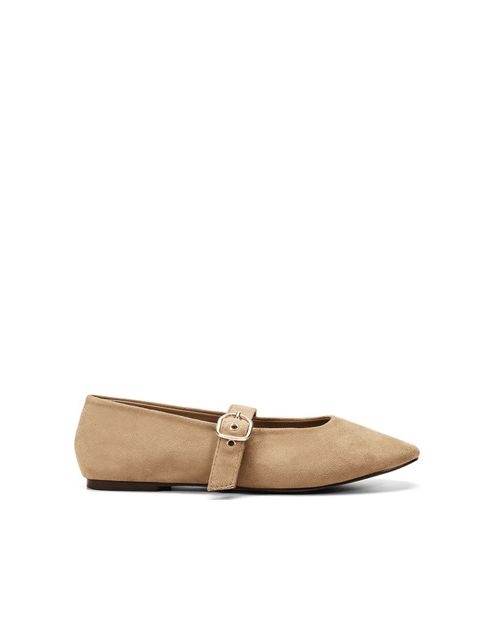 RAPHAEL - STONE SUEDE-Flats-Billini-Billini