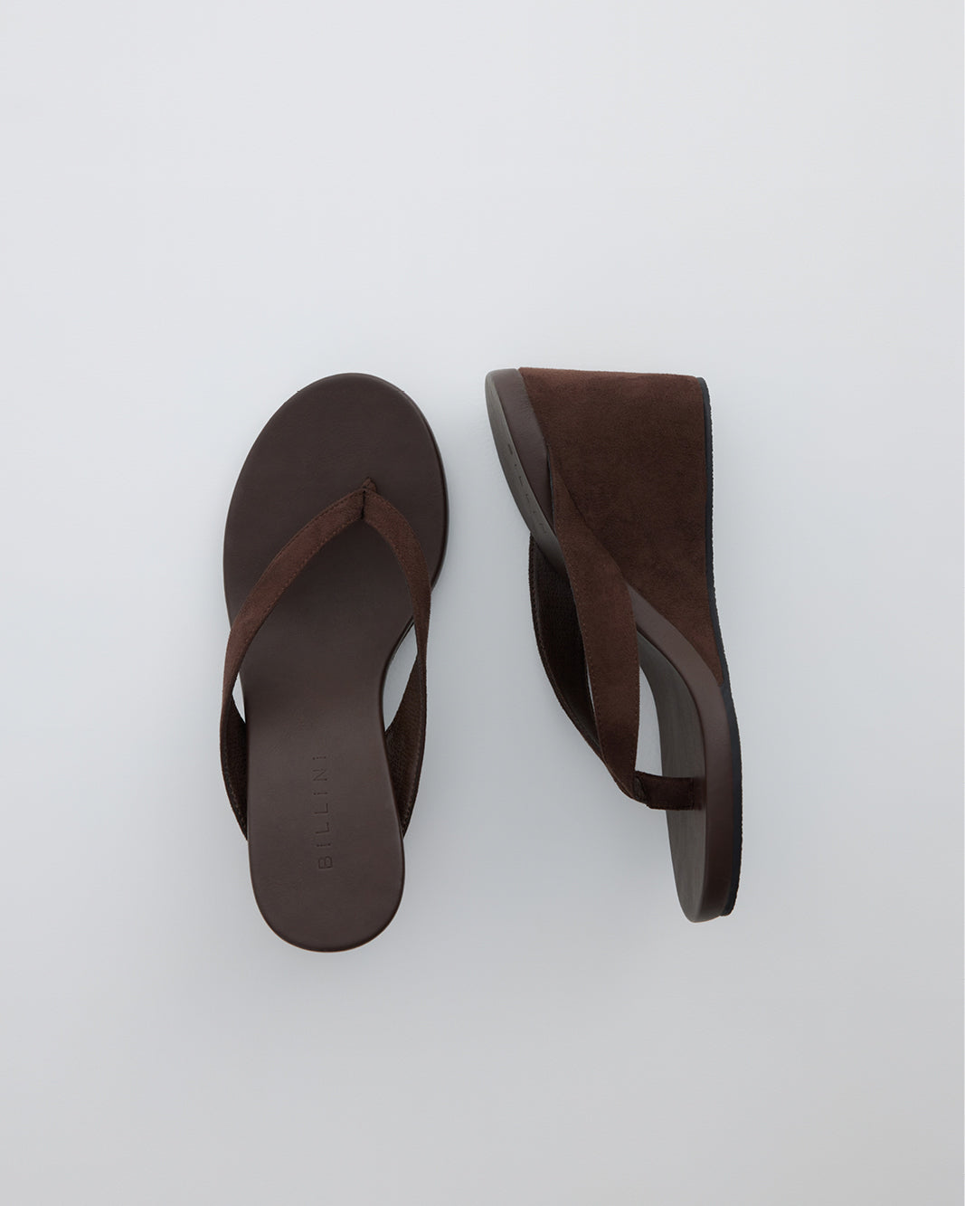 RAVYN - DARK CACAO SUEDE-Wedges-Billini-Billini