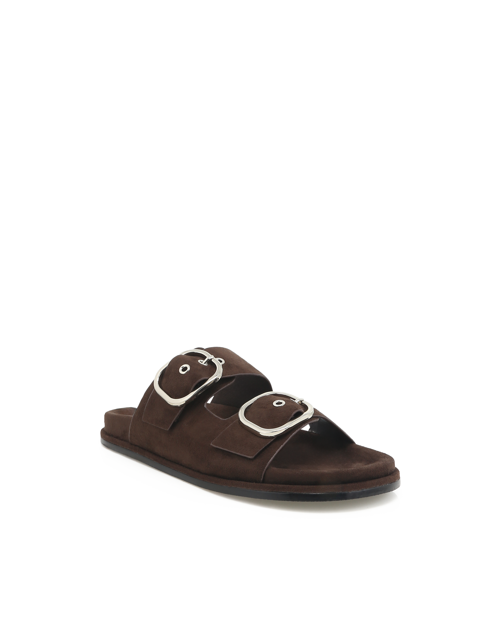 REBECA - DARK CACAO SUEDE-Sandals-Billini-Billini