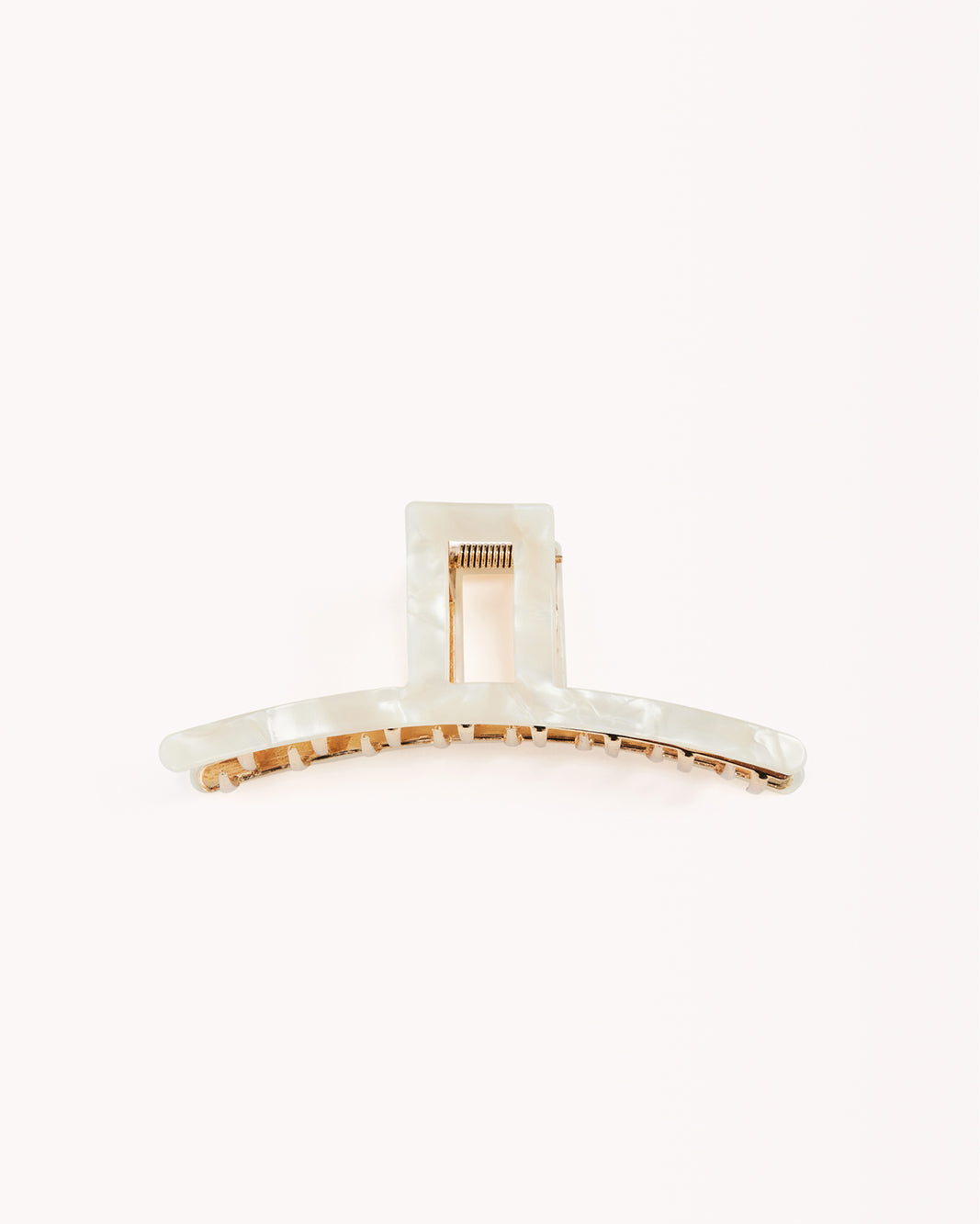 RESIN METAL CLAW CLIP - PEARL-HAIR ACCESSORY-Billini-O/S-Billini