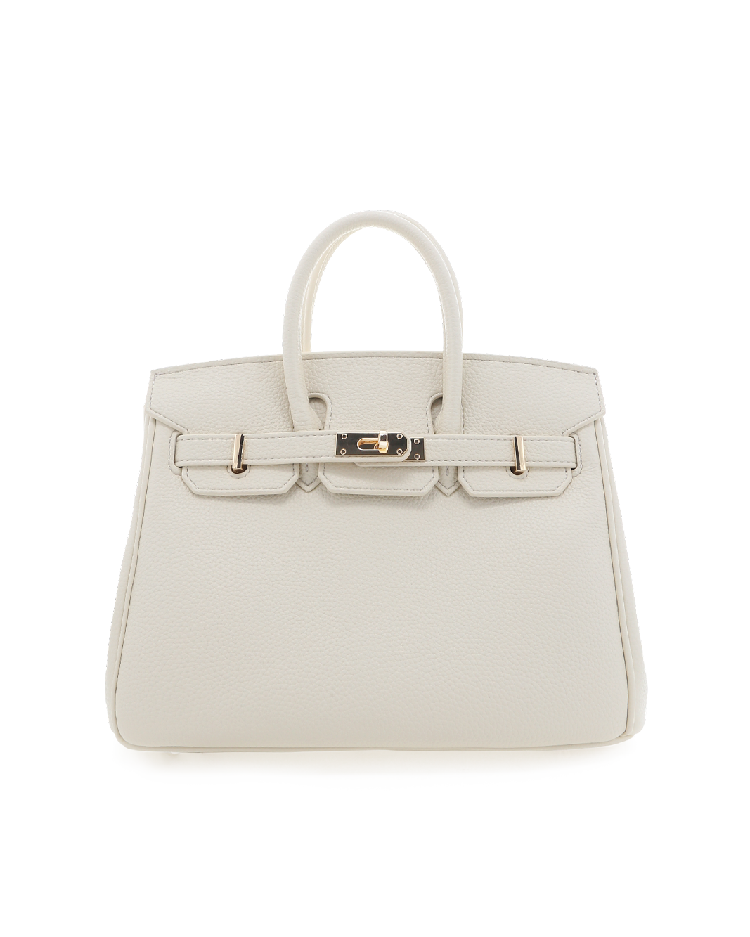 HAMPTON HANDLE BAG - CREAM PEBBLE-Handbags-Billini-Billini