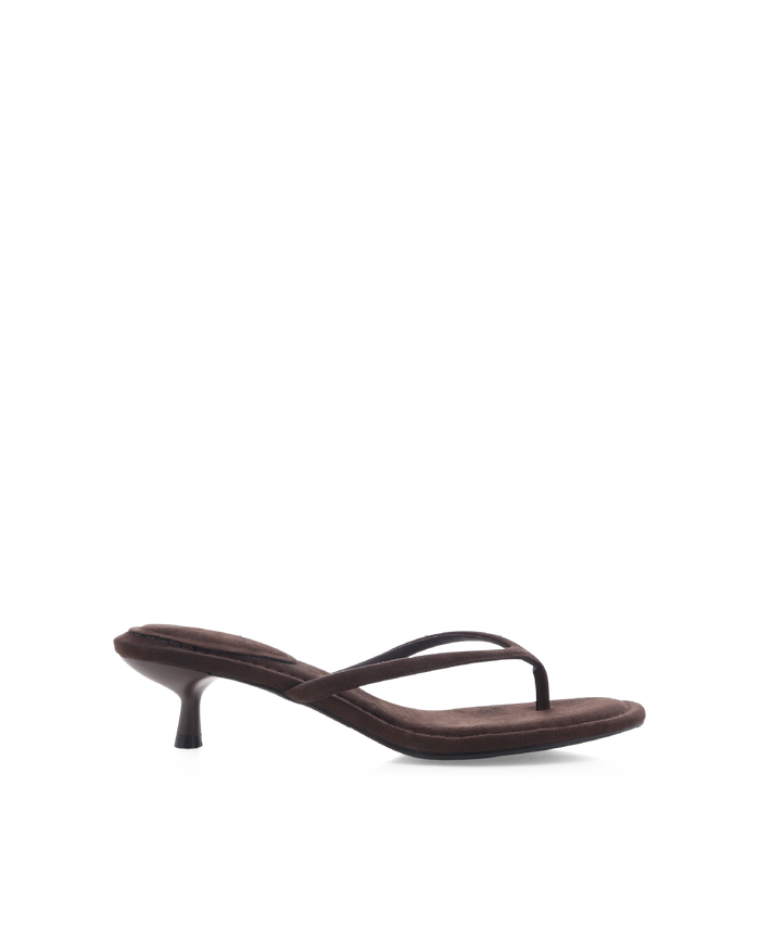 ZAVEN - DARK CACAO SUEDE-Heels-Billini-Billini